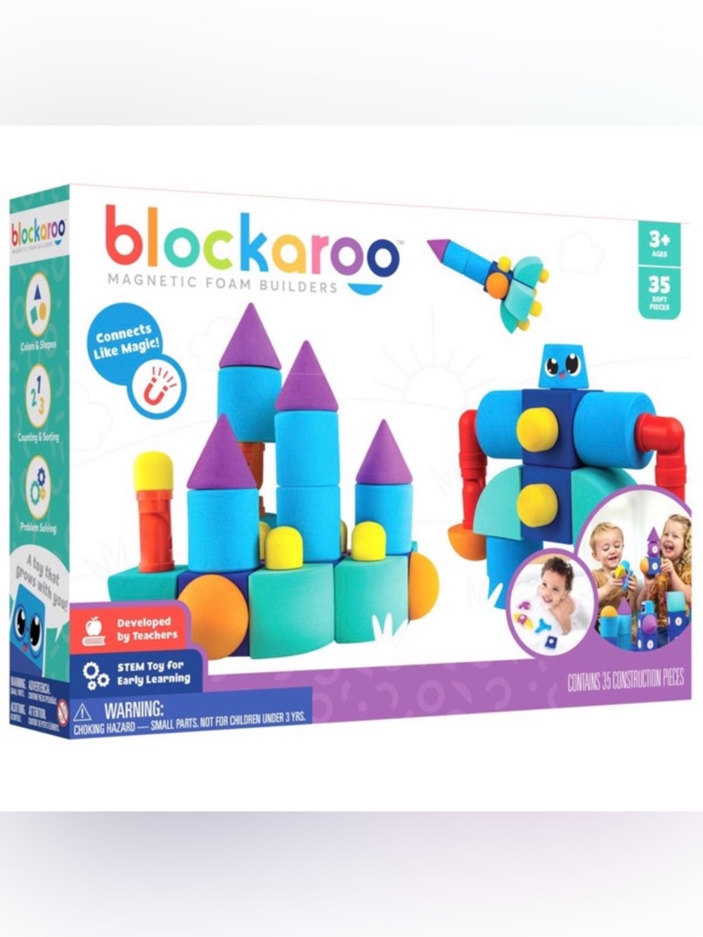 Blockaroo magnetic foam blocks